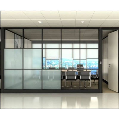 ราคาดี Demountable Office Glass Partition Wall with 30-42dB Sound Insulation and 108mm/90mm Thickness ออนไลน์