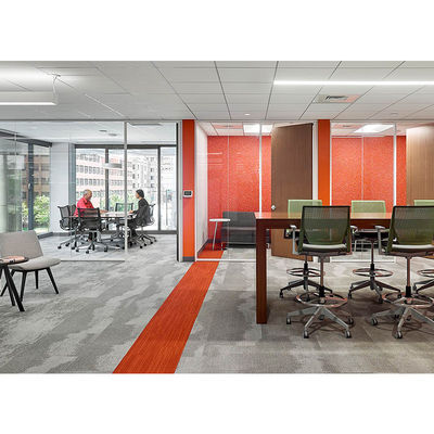 ราคาดี Acoustic Office Glass Partition Wall with Wooden Finish and Stainless Steel 304# Accessories for Sound Insulation and Fire-Rated Safety ออนไลน์