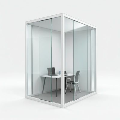 ซื้อ ปรับแต่งกระจกกระจกกระจก Office Partitions สําหรับการตั้งค่าห้องปฏิบัติการ online manufacture