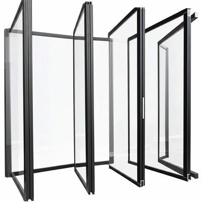 ราคาดี Tempered Height Glass Partition Wall with 30-42dB Sound Insulation and Folding Design ออนไลน์