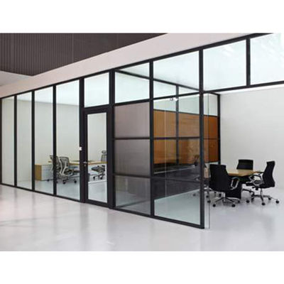 ราคาดี Demountable Office Glass Partition Wall with 30-42dB Sound Insulation and 108mm/90mm Thickness ออนไลน์