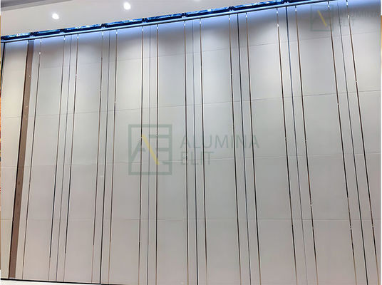 ราคาดี Aluminum Commercial Operable Partition Wall System with 6061-T6 Profile and 304 Stainless Steel Roller ออนไลน์