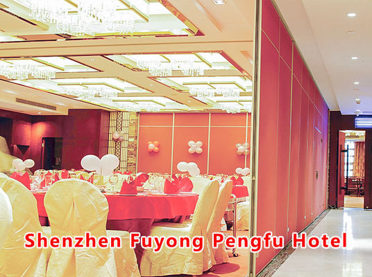 ราคาดี Office Building Movable Sliding Acoustic Wall Panels with 304 Stainless Steel Roller and Q235 Steel Frame for Up to 18M Height ออนไลน์